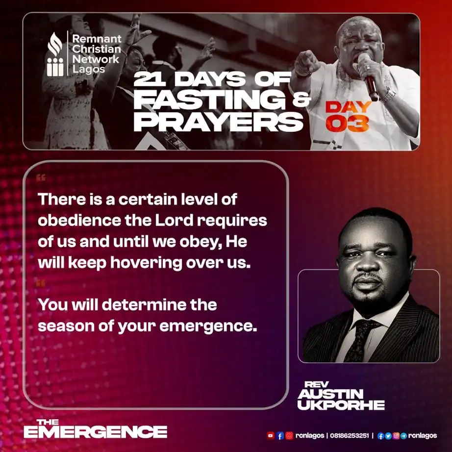 21 Days Prayer & Fasting - Day #3 quote 2