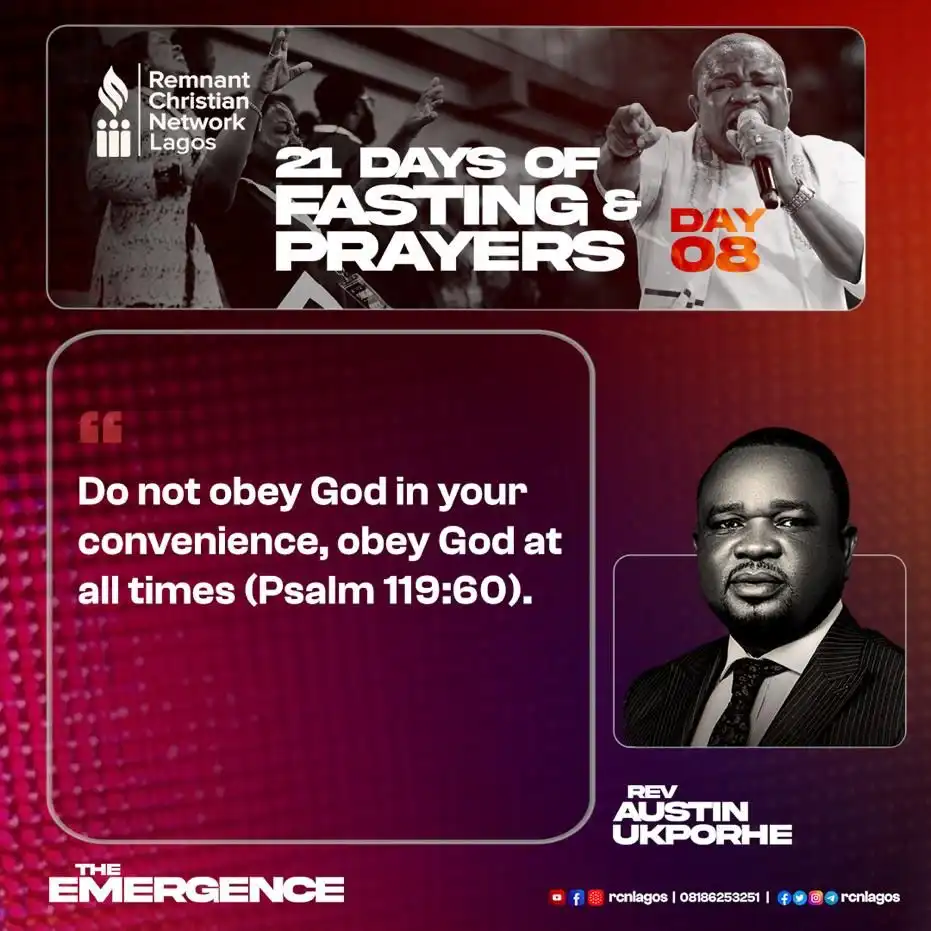 21 Days Prayer & Fasting - Day #8 quote 7