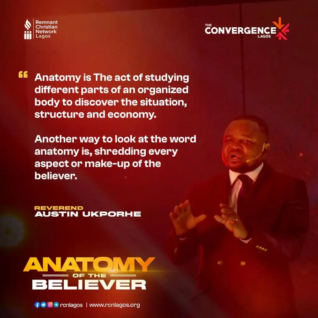 Anatomy of the Believer - Day 1 Evening quote 1