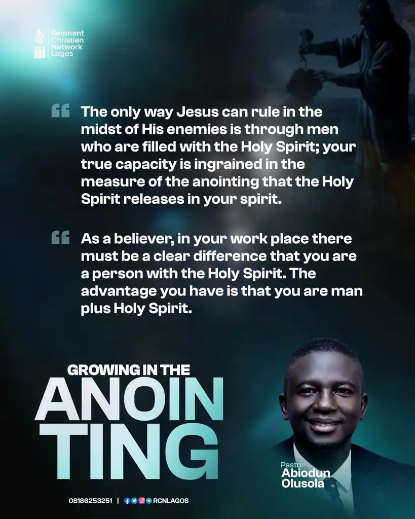 Growing in the Anointing quote 2